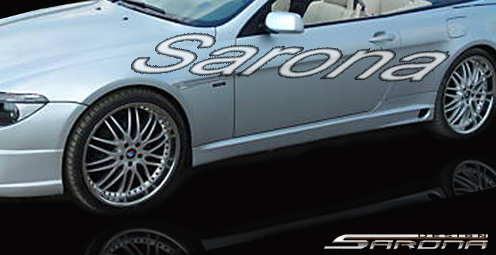 Custom BMW 6 Series  Coupe & Convertible Side Skirts (2004 - 2010) - $525.00 (Part #BM-022-SS)